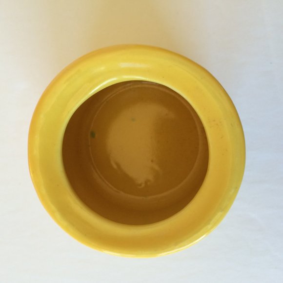 Funny Scary Face 3D Protruding Nose Sugar Bowl Creamer Set Mustard Yellow - Picture 8 of 11